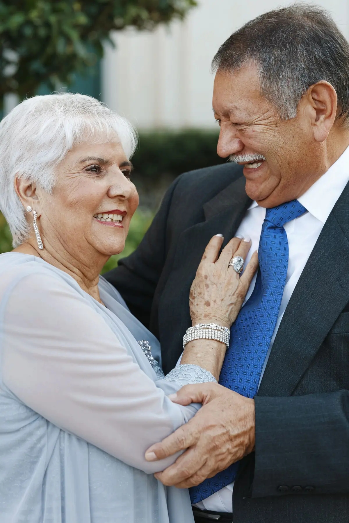 A laughing couple